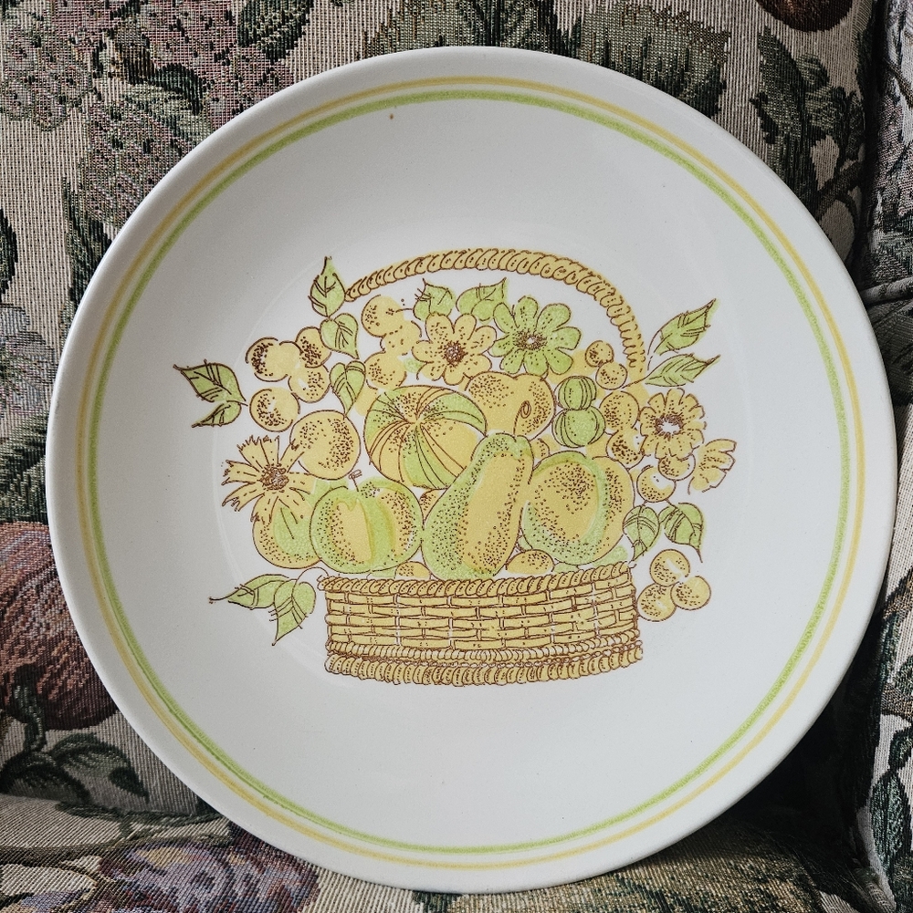 Vintage Ravenscroft Ltd Ironstone Fruit Basket Plate